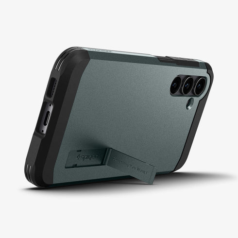 ACS05623 - Galaxy S23 Ultra Case Tough Armor in black showing the back